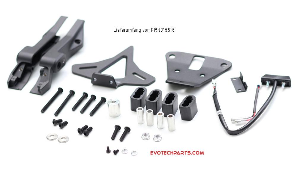 Aprilia RSV4 / Tuono V4 number plate holder from 2021 by Evotech Performance